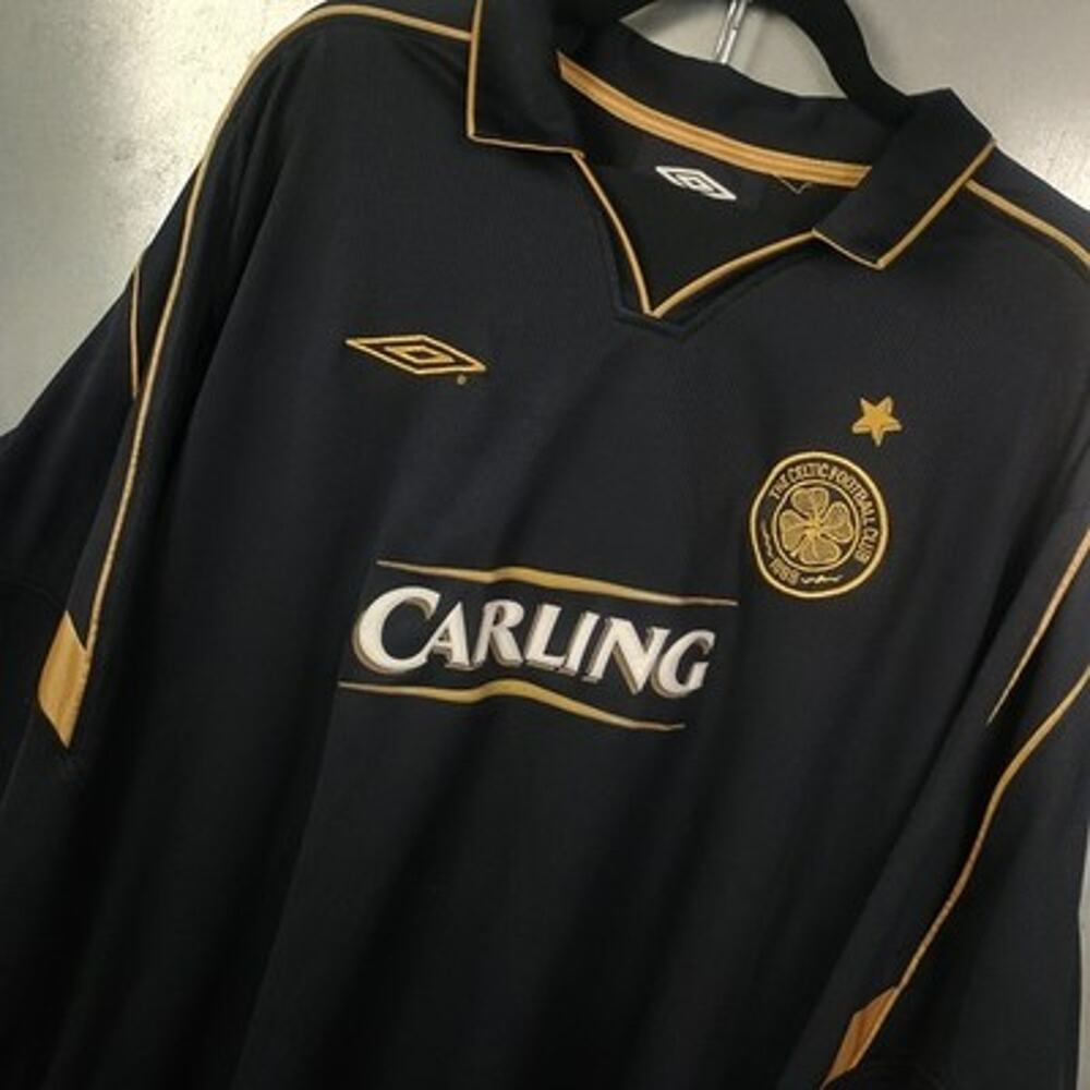 Umbro Cleric Football Long Sleeve Soccer Jersey Kit 2003 Vintage Y2K XL Away
